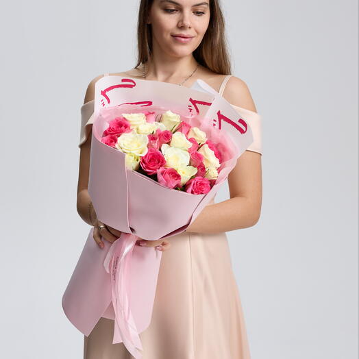 🎀🌸 Выгода 31% - 25 свежих роз