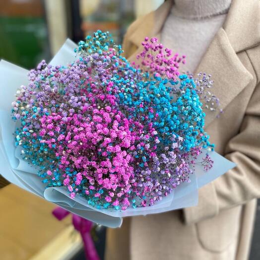 Bouquet of gypsophila