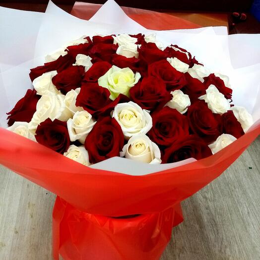 Bouquet of 51 Ecuadorian roses