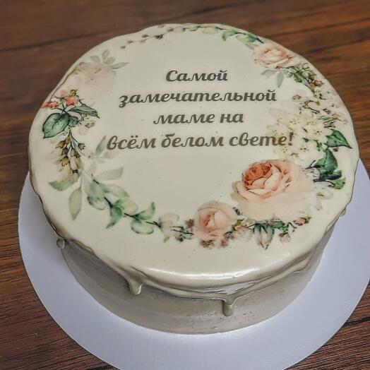 Мини торт на "день матери"