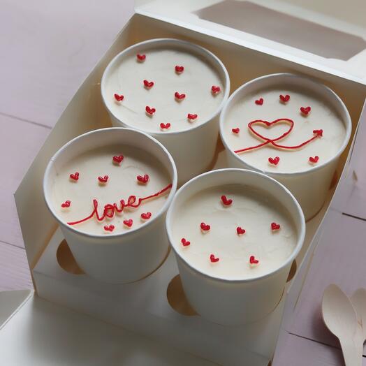Торты в стакане Cake to go для либимого, любимой