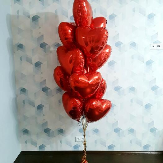 Foiled Hearts Love is all around us
