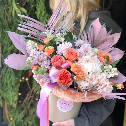 Цветы в коробке 💘