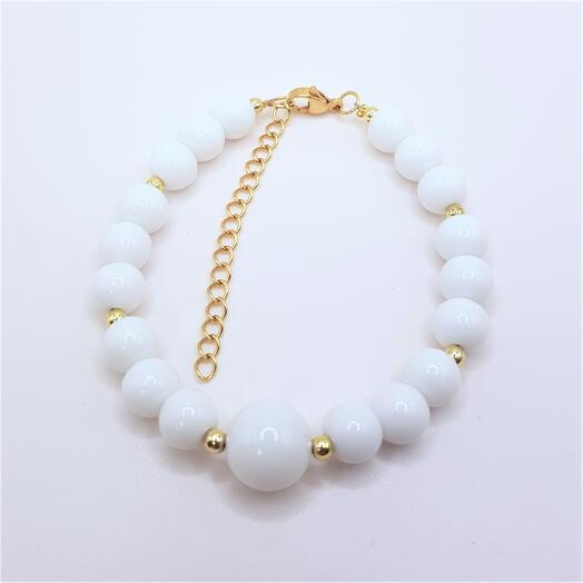 Pulsera De lujo blanco