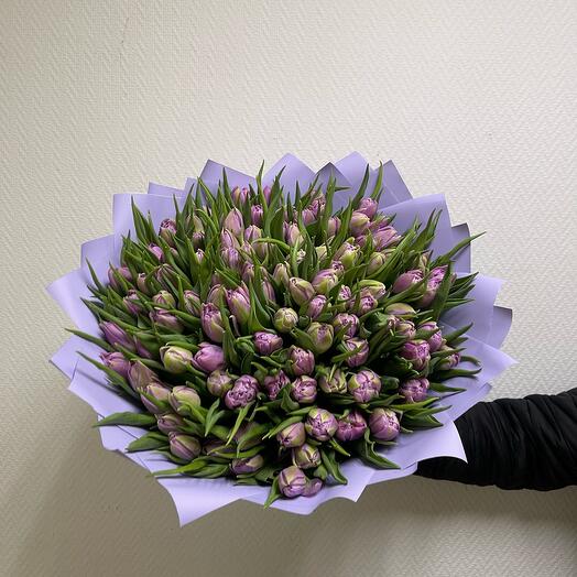 Букеть из тюльпана из 101