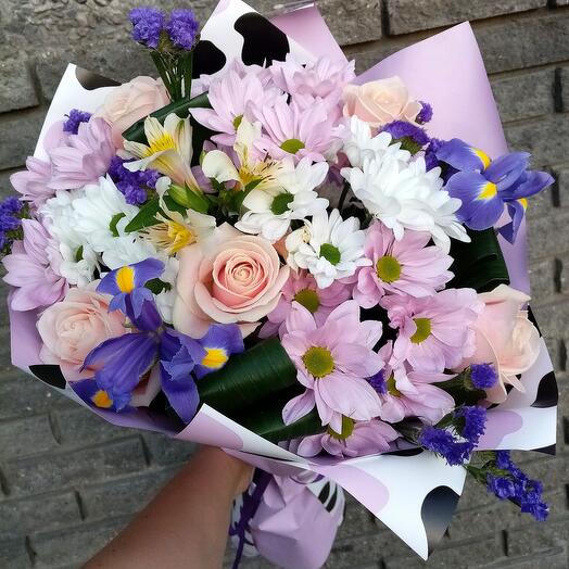 Delicate prefabricated bouquet