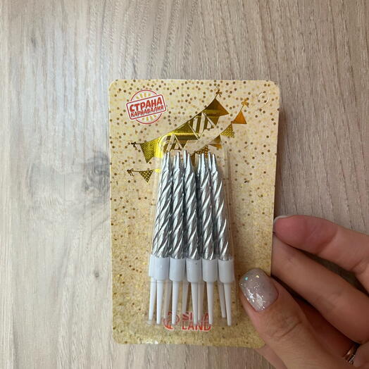 Velas de plata