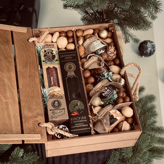 Деревянный подарочный сундук Wild  Taste