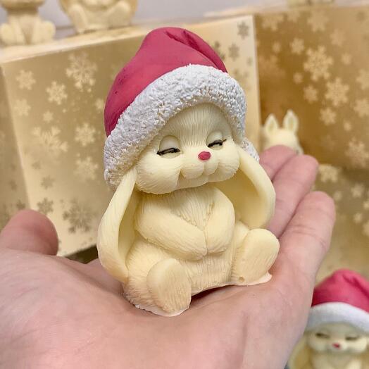 Шоколадная фигурка «Новогодний зайка»