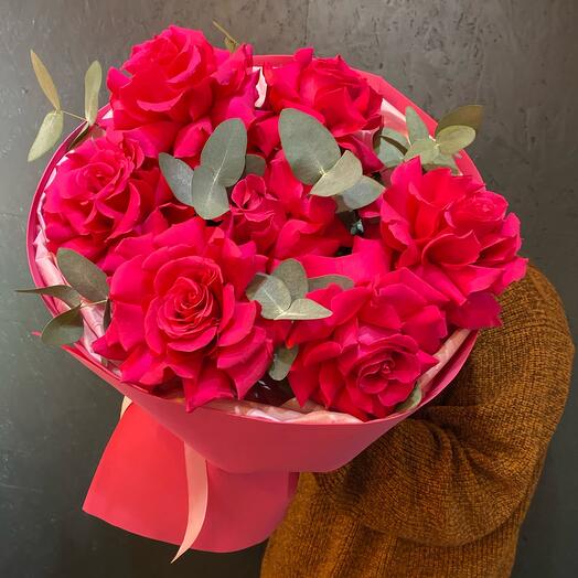 Crimson roses