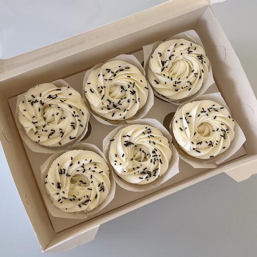 Cupcakes, 6 pcs