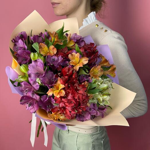 New ‼️Bouquet of flowers from bright alstroemeria