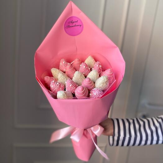 Букет из клубники 🎀 «Нежность»