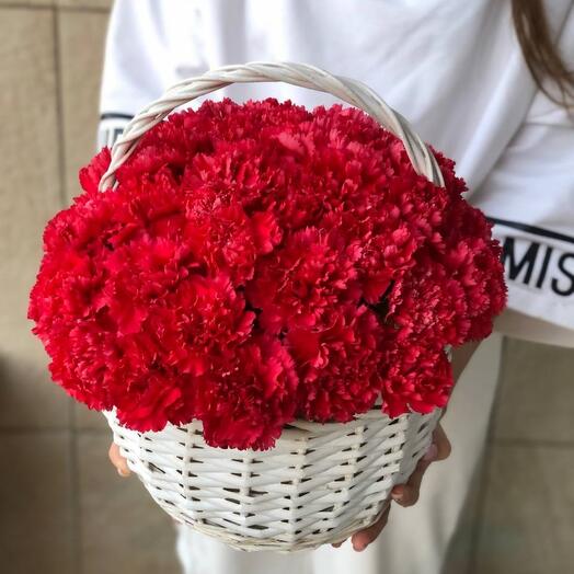 КОРЗИНА 40 ГВОЗДИК