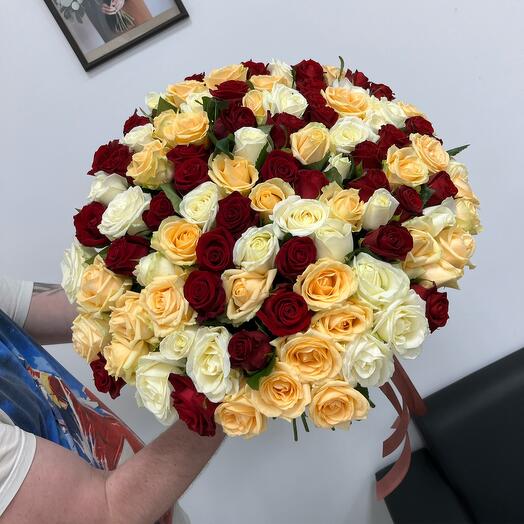 101 роза микс 😍