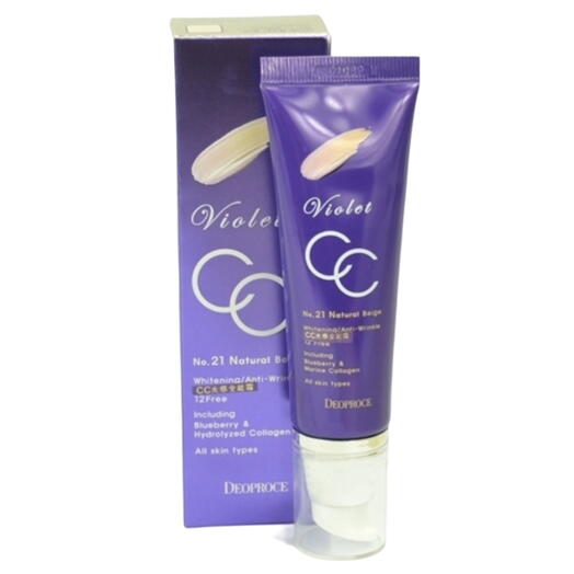 Deoproce Violet CC Cream Крем СC 21 тон