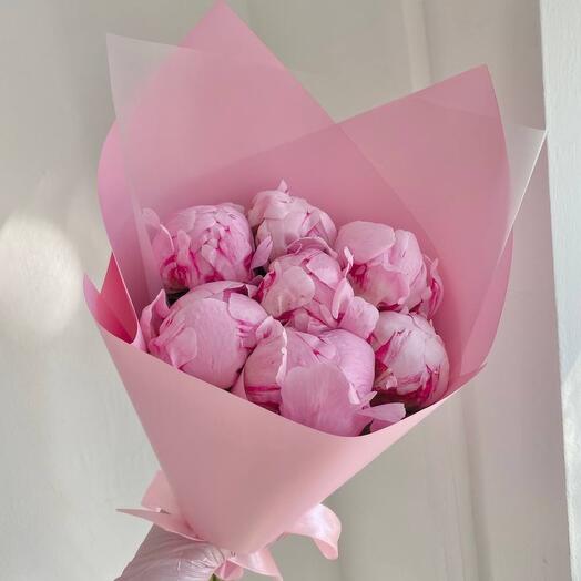 Пионы 7 розовый