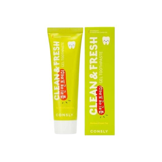 Consly Bamboo   Green Tea Gel Toothpaste - 105g / Паста зубная гелевая с бамбуком и зеленым чаем - 105 г