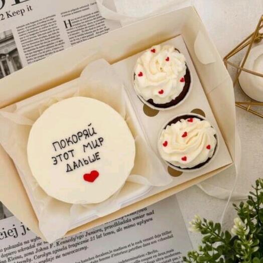 Сладкий  набор бенто + капкейки