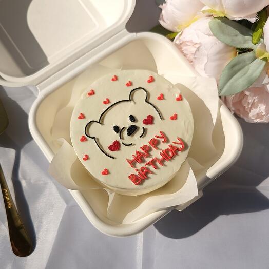 Бенто торт с Мишкой