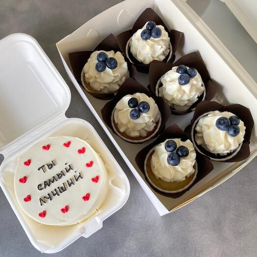 Bento cake and cupcakes assorted for men