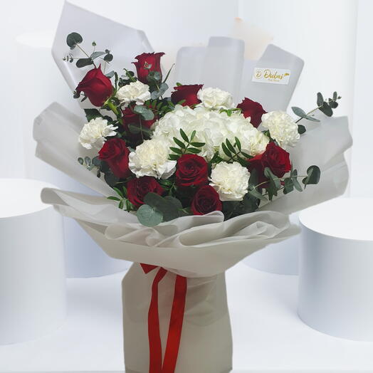 Bouquet of "Passionate Love" - White