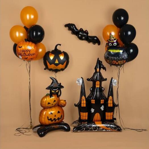 Набор воздушных шаров на Хеллоуин Halloween 18 шт