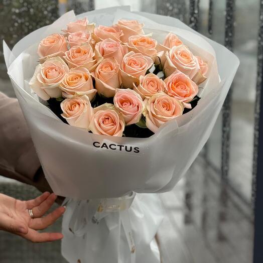 Моно-Букет из 21 розы