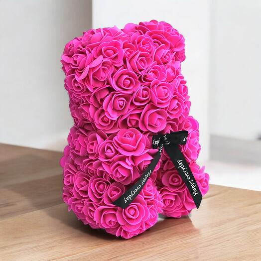 Flower teddy fucsia