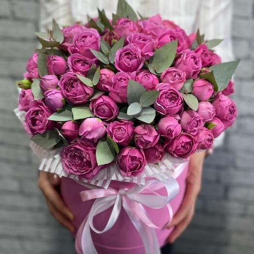 Цветы в коробке