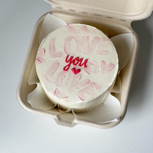 Бенто торт Love you