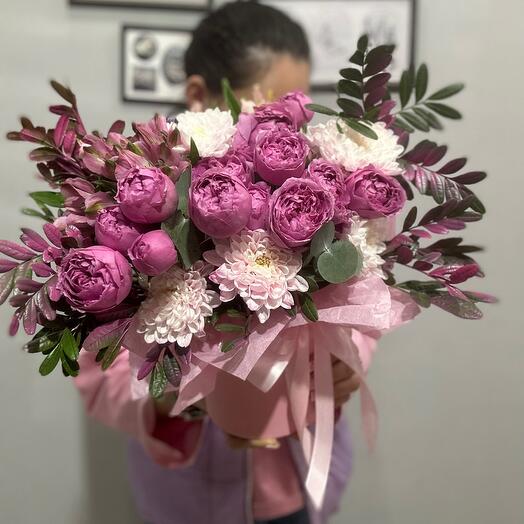 Цветы в коробке💕💕