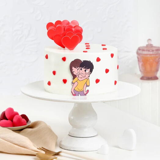 Playful Love Cake