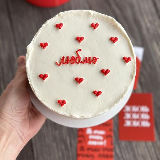 Bento cake max 1 kg on February 14th