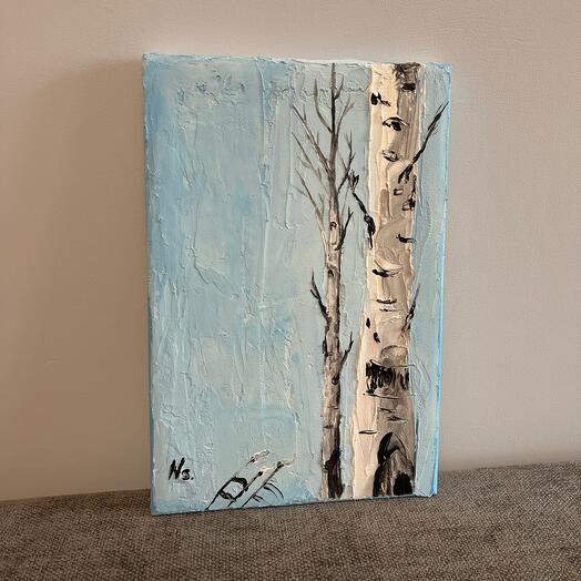 Картина ‘Берёзки