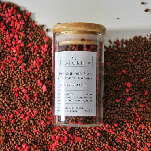 Гречишный чай и садовая малина,TEAFORNIA, 105 г
