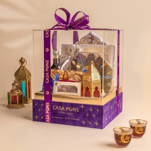 Medium Dreamy Ramadan Basket Purple