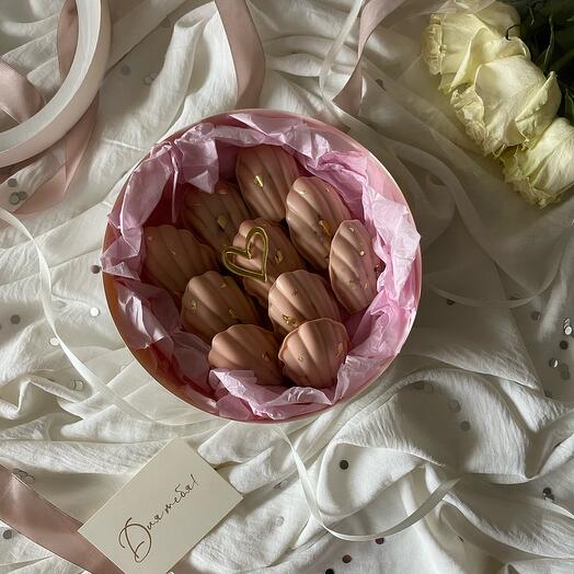 Пирожное «Мадлен» в подарочной упаковке 💗🎀