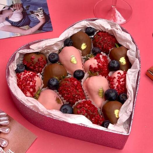 Сердце блестящее premium в размере S