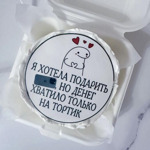 Бенто торт с сахарной печатью