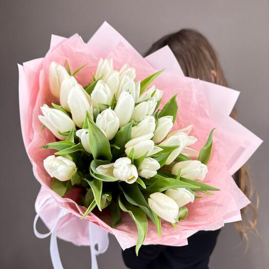 Тюльпан белый (25 шт)
