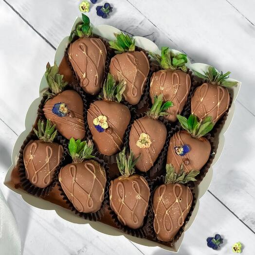 Клубника в шоколаде Подарок (9-12🍓)