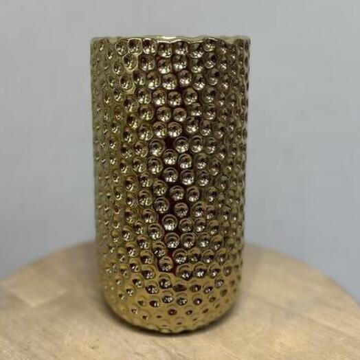 Ваза пузырьки золото