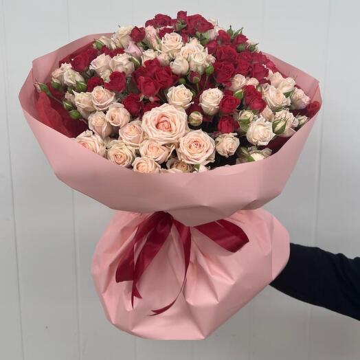 39 кустовых роз
