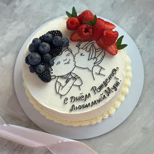 Cake 1kg "Boy and Girl"