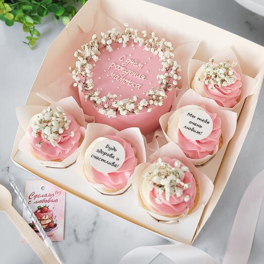 Набор бенто и капкейки для мамы🌸