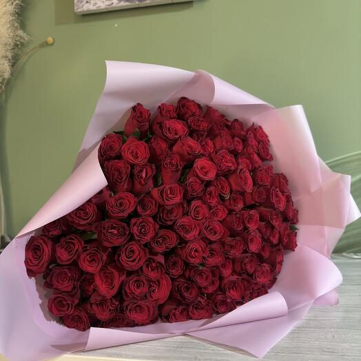 Букет из 75 роз