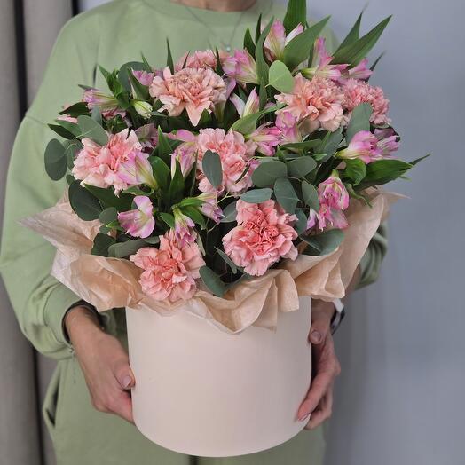 Цветы в коробке