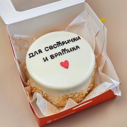 Бенто торт для сестрички и братика