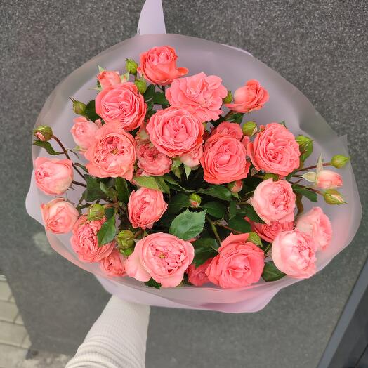 Моно букет и 5 веток кристи